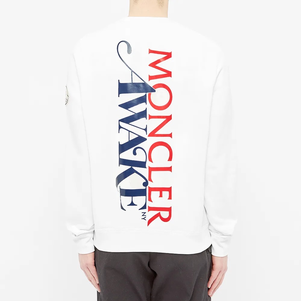 Толстовка Awake x Moncler Crewneck Ivory