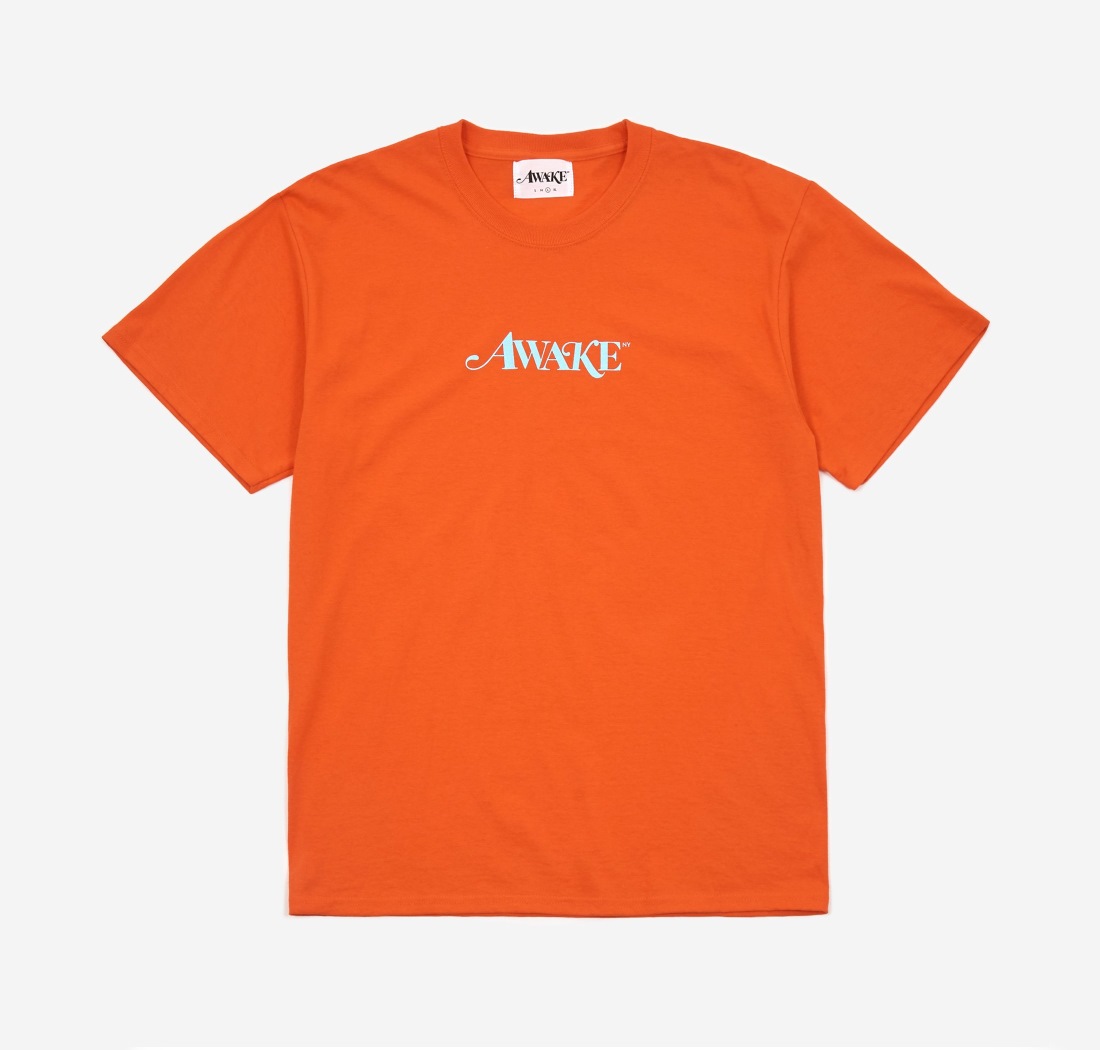 Футболка Awake Classic Logo Tee Red Orange