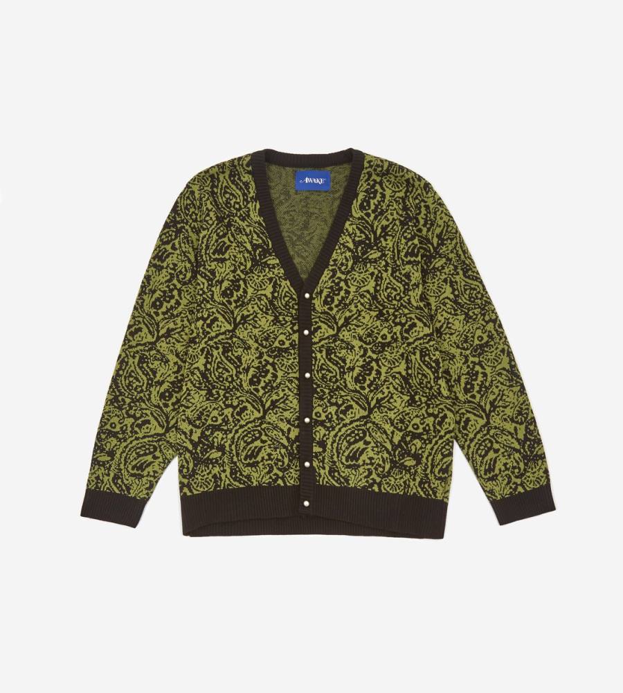Кардиган Awake Paisley Pearl Button Cardigan Black