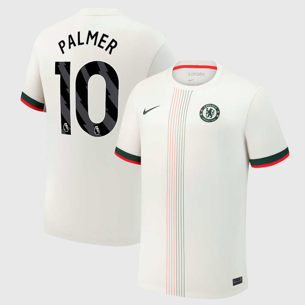 Детское футбольное джерси Chelsea Nike Away Stadium Shirt 2025-26 - Palmer 10