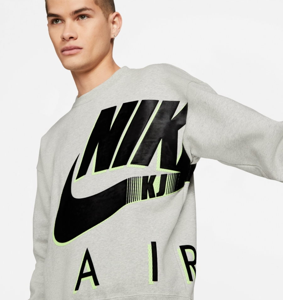 Толстовка Nike x Kim Jones Fleece Crewneck Grey