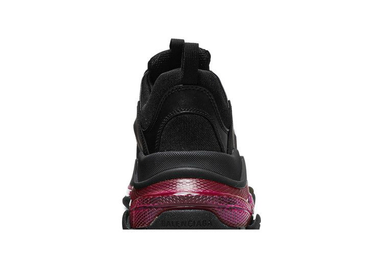 Кроссовки Balenciaga Triple S Sneaker 'Clear Sole - Black Pink Neon'