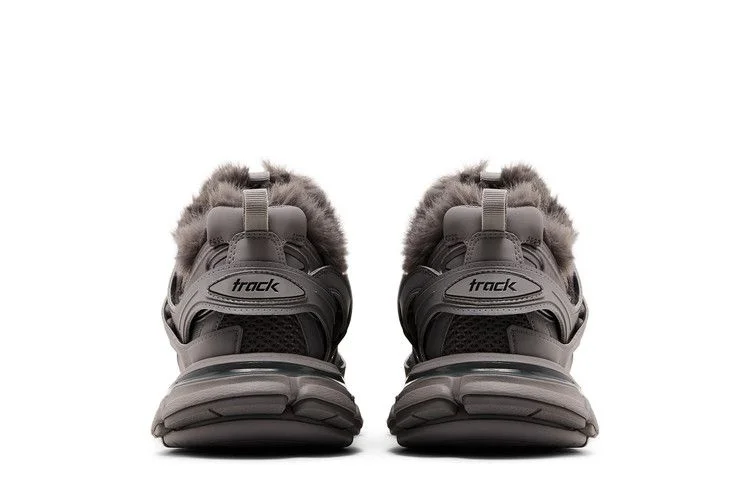 Кроссовки Balenciaga Track Sneaker 'Fake Fur - Grey'