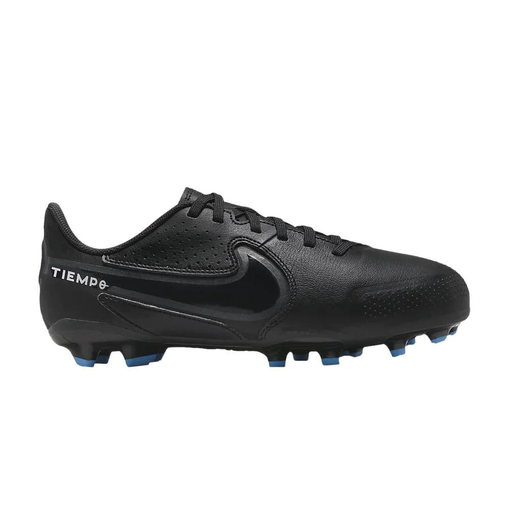 Кроссовки Nike Tiempo Legend 9 Academy MG GS 'Black Dark Smoke Grey'