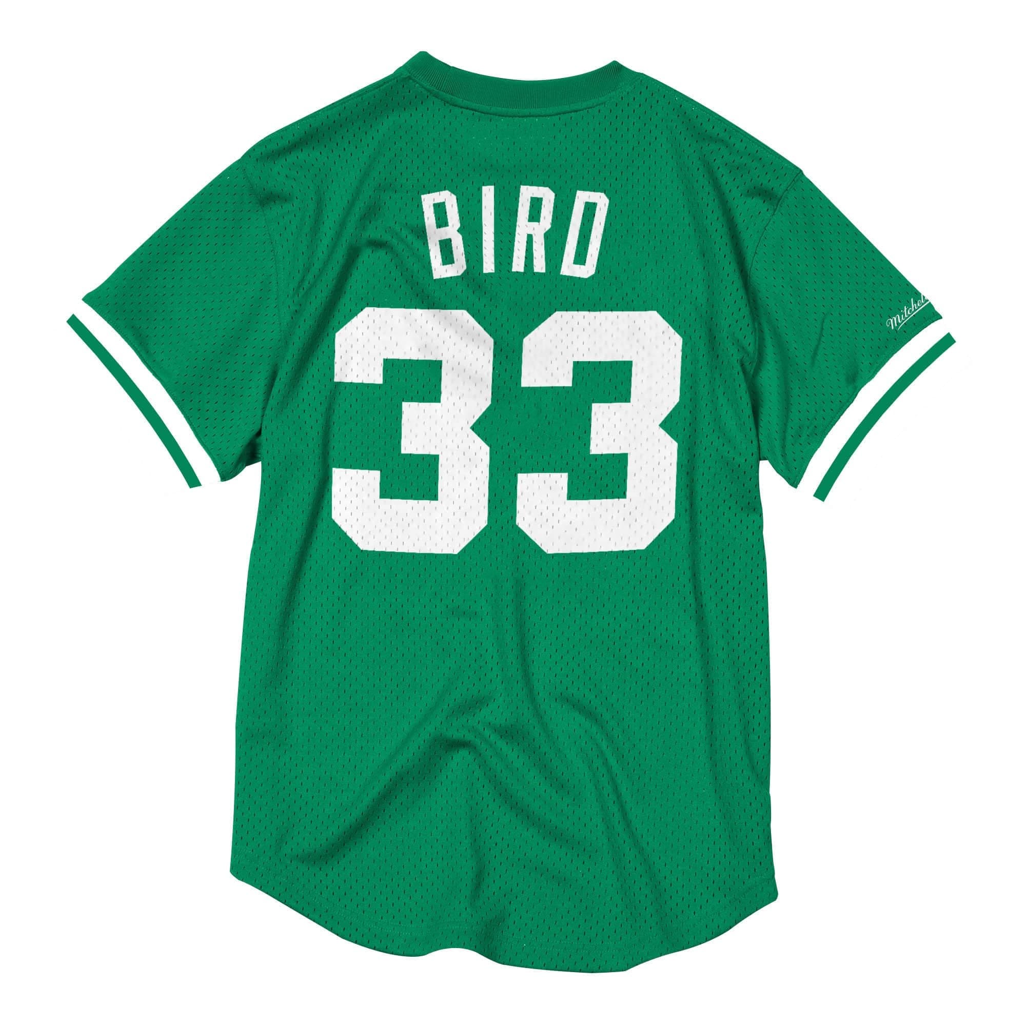 Футболка Mitchell & Ness Name And Number Mesh Top Boston Celtics 1986-87 Larry Bird T-Shirt
