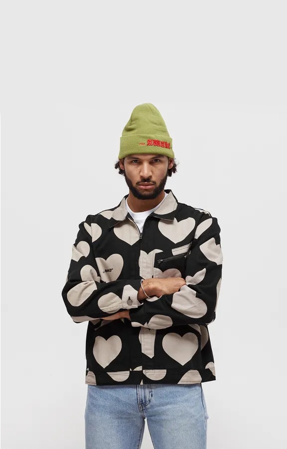 Куртка Awake Hearts Harrington Jacket Black