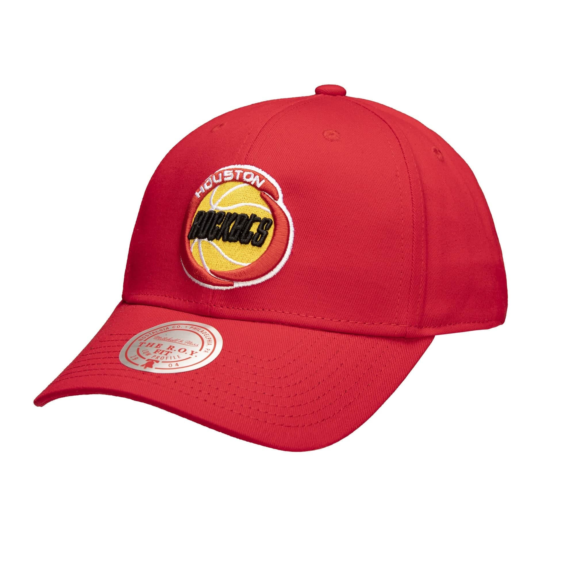 Mitchell-Ness-Prime-Roy-Velcro-Strapback-HWC-Houston-Rockets-Hat