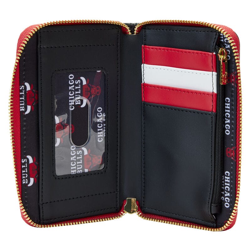 Кошелёк NBA Chicago Bulls Patch Icons Zip Around Wallet