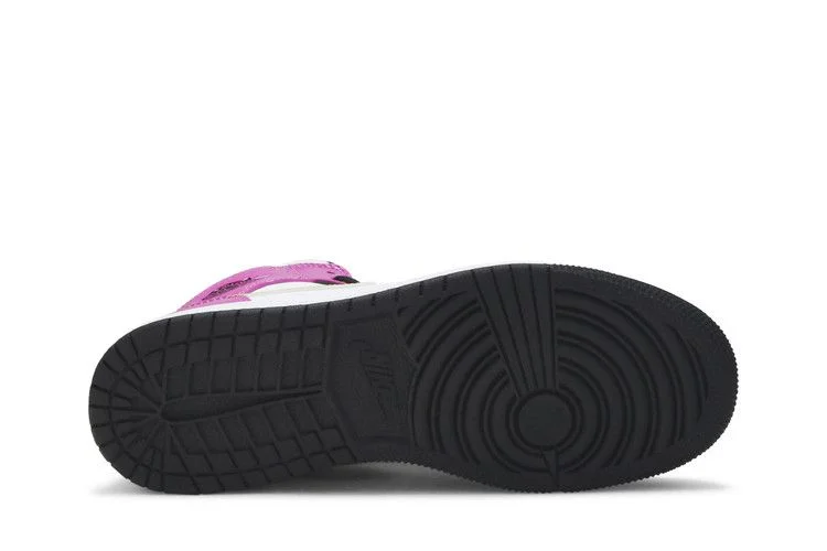 Кроссовки Air Jordan 1 Mid SE GS 'Cyber Active Fuchsia'