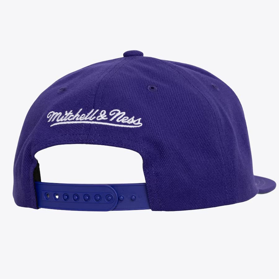 Бейсболка Mitchell & Ness Purple Los Angeles Lakers XL Logo Snapback Hat