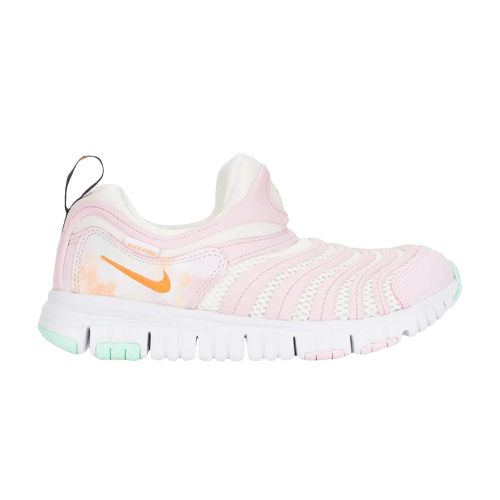 Krossovki-Nike-Dynamo-Free-PS-Pink-White-Green-Orange
