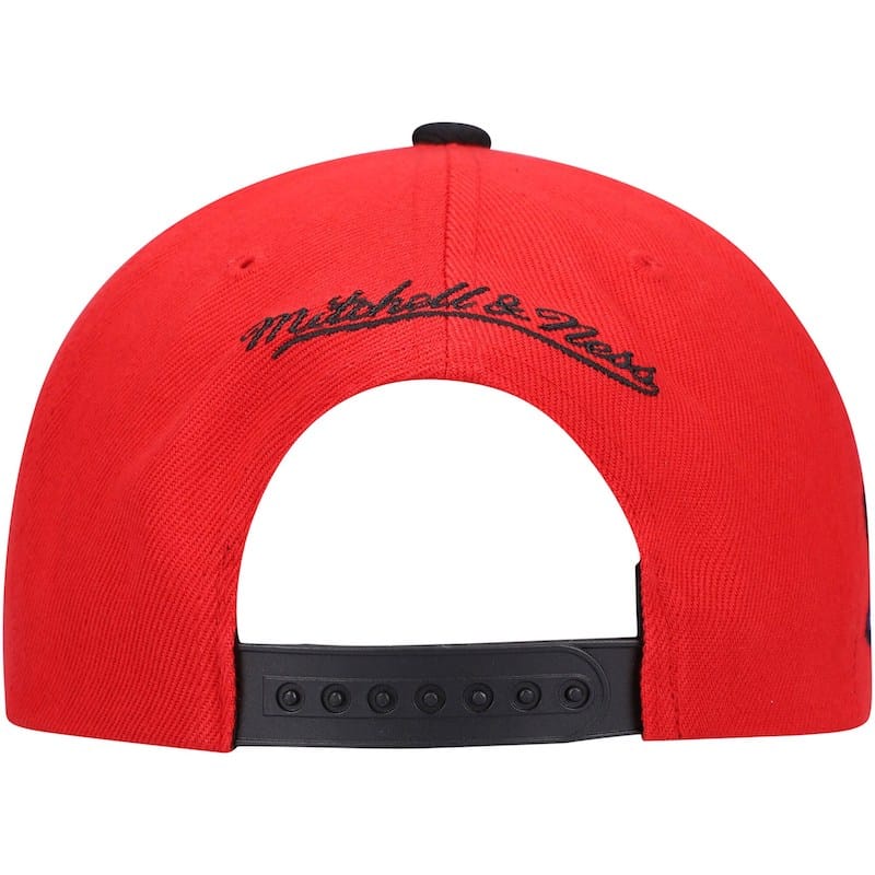 Кепка Men's Mitchell & Ness Royal Philadelphia 76ers Hardwood Classics XL Wordmark Snapback Hat
