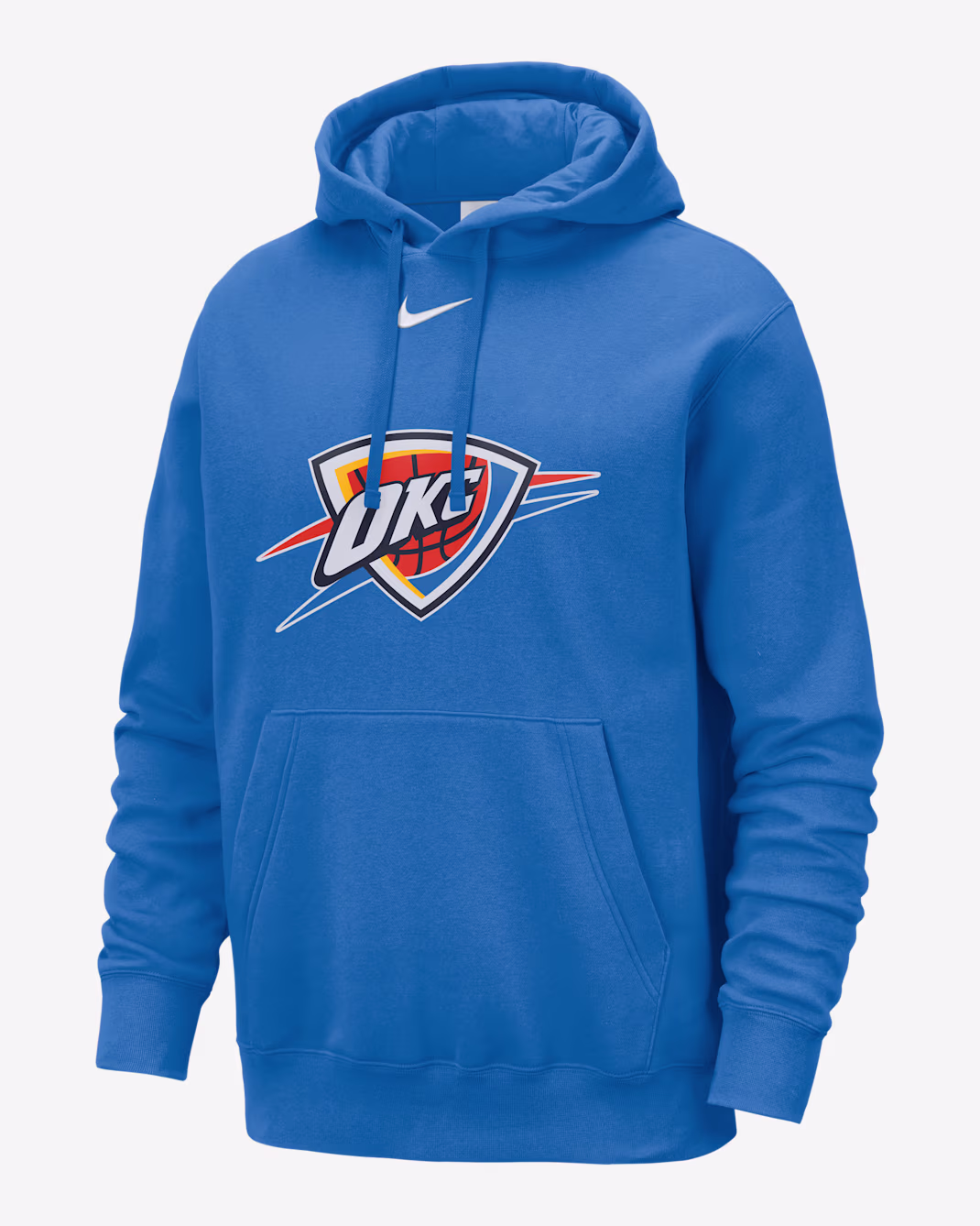 Мужское худи Nike NBA Oklahoma City Thunder Club Signal Blue/White