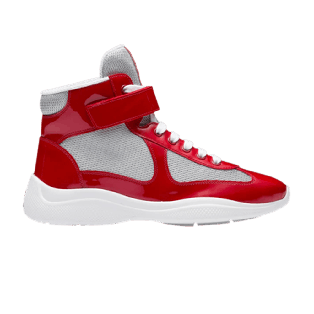 Кроссовки Prada America's Cup High 'Red Silver'
