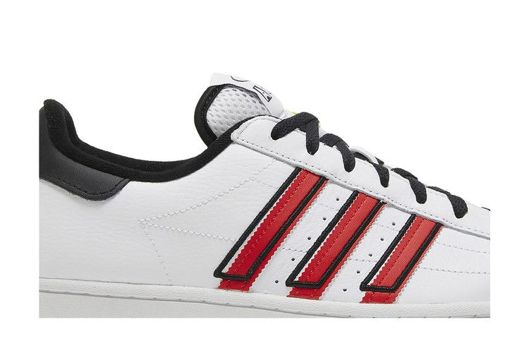 Кроссовки adidas Superstar 'White Vivid Red'