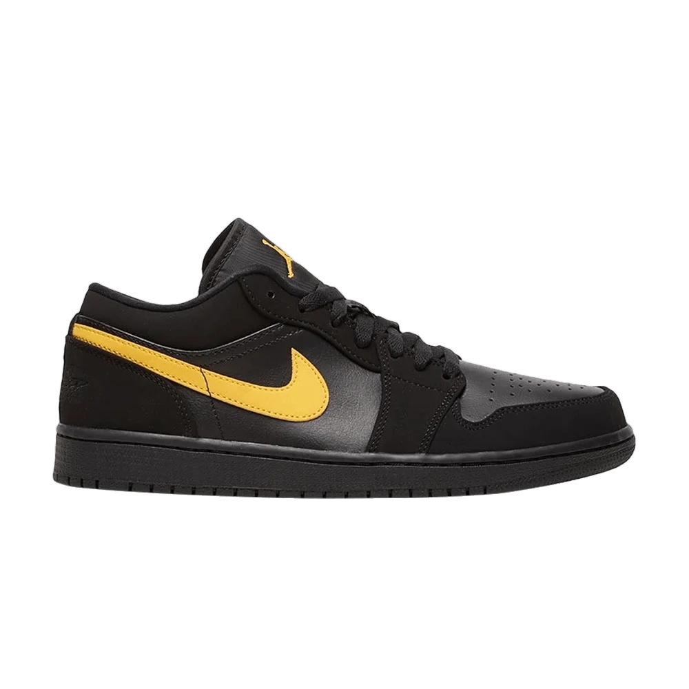 Krossovki-Air-Jordan-1-Low-Black-Gold