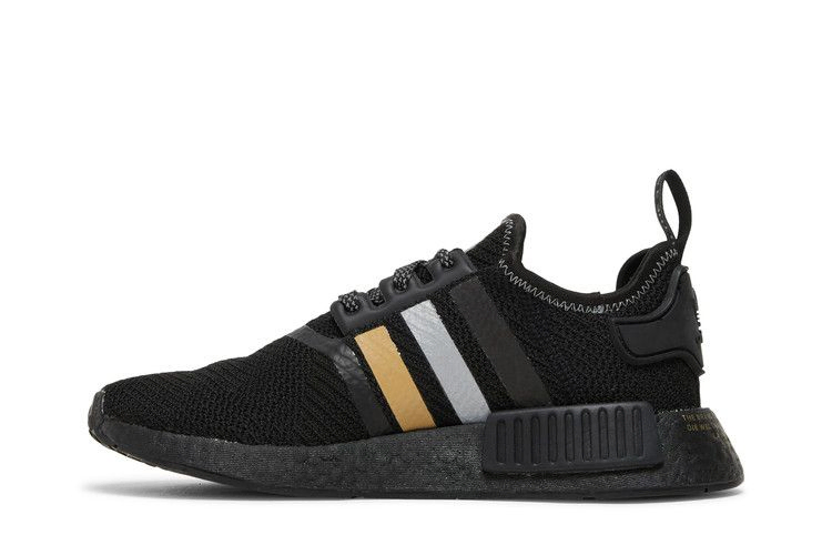 Кроссовки Adidas NMD_R1 'Black Gold Metallic'