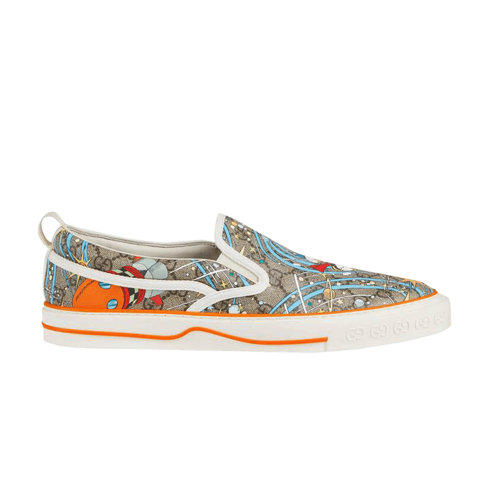 Кроссовки Disney x Gucci Tennis 1977 Slip-On 'Donald Duck'