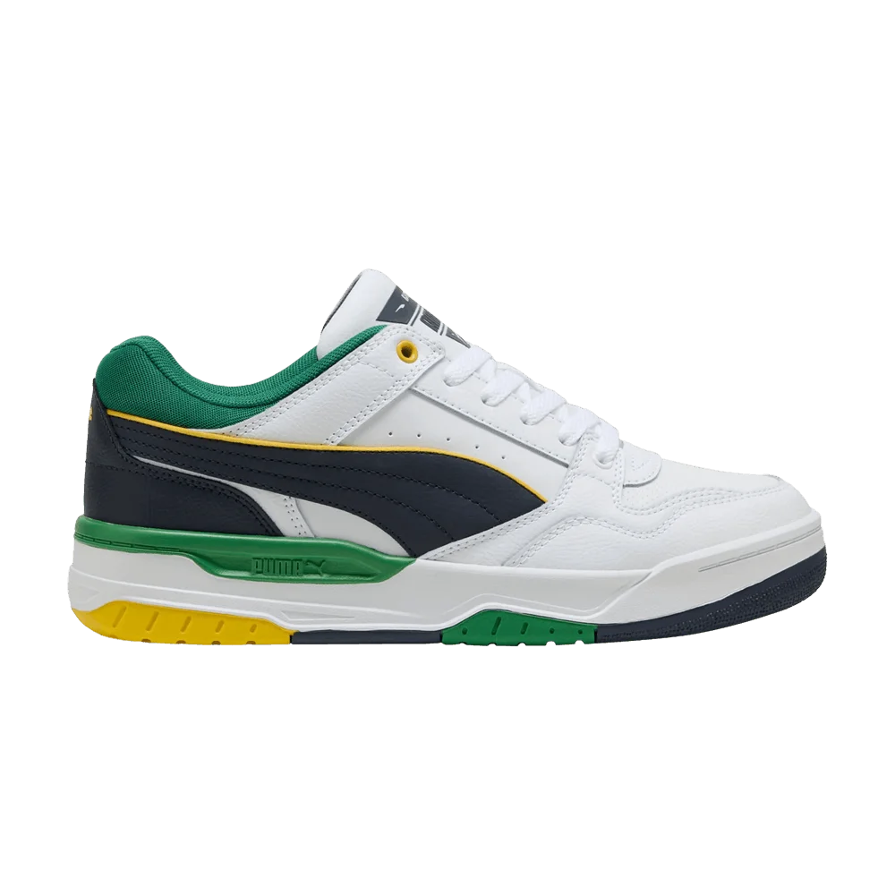 Krossovki-Puma-Rebound-Retro-White-Archive-Green-Navy