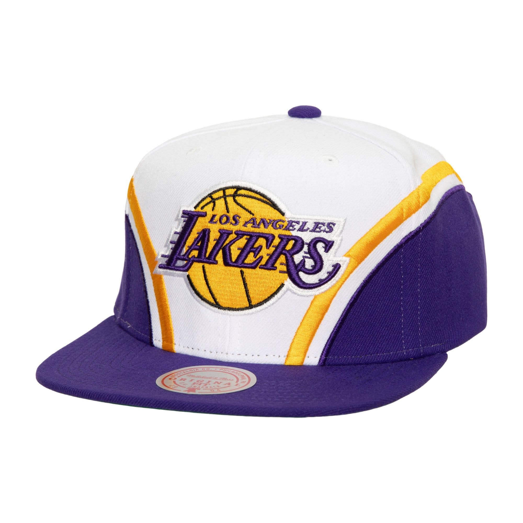 Бейсболка Mitchell & Ness Overhead Snapback Los Angeles Lakers Hat