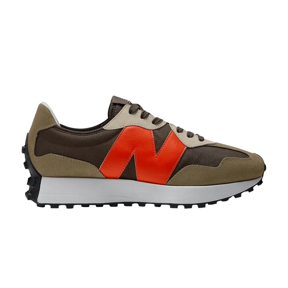 Кроссовки New Balance 327 'True Olive Vibrant Orange'