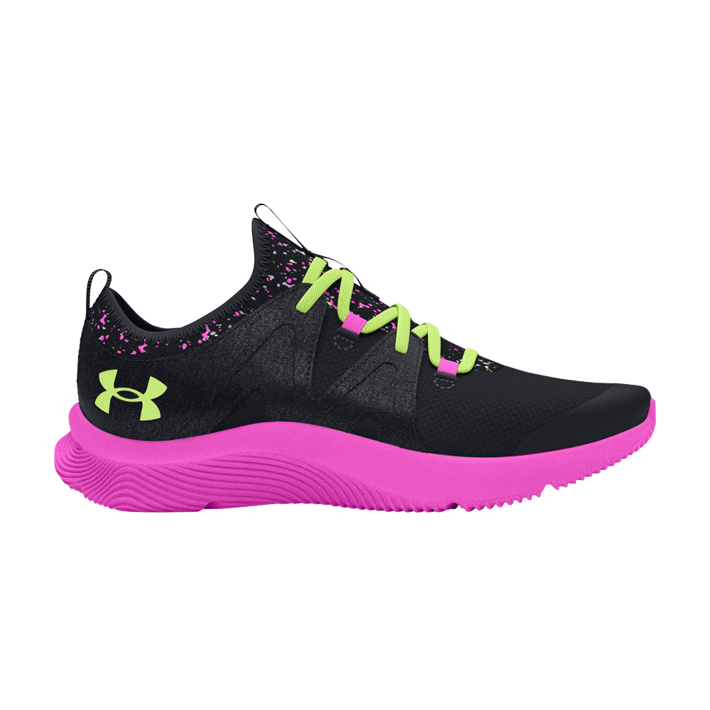 Кроссовки Under Armour Infinity 3 GS 'Black Vivid Magenta Speckled'