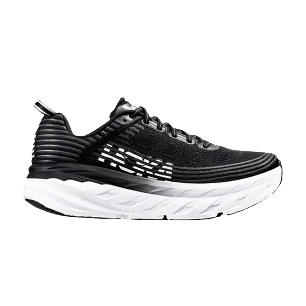 Кроссовки HOKA Bondi 6 'Black White'