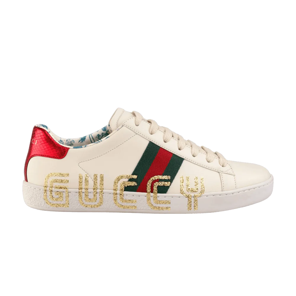 Кроссовки Gucci Wmns Ace Low 'Guccy Print'