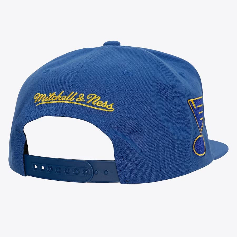 Бейсболка Mitchell & Ness Blue St. Louis Blues Retro Sport Vintage Snapback Hat