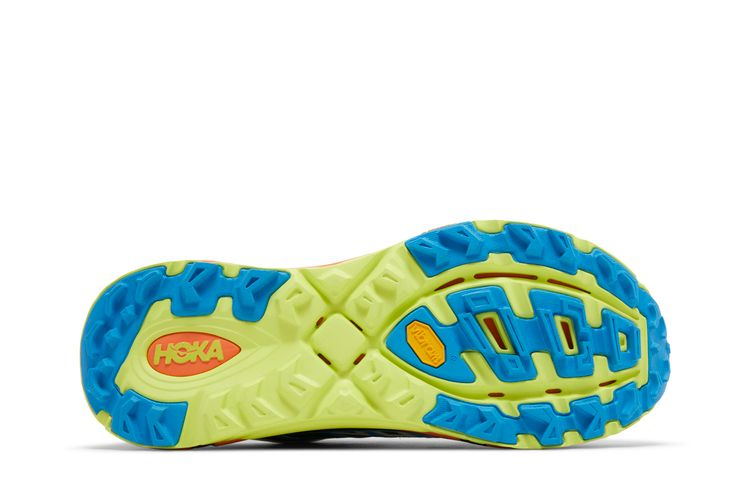 Кроссовки HOKA Mafate Three2 'Black Diva Blue Orange'