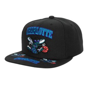 Mitchell-Ness-Front-Loaded-Snapback-HWC-Charlotte-Hornets-Hat-300x300