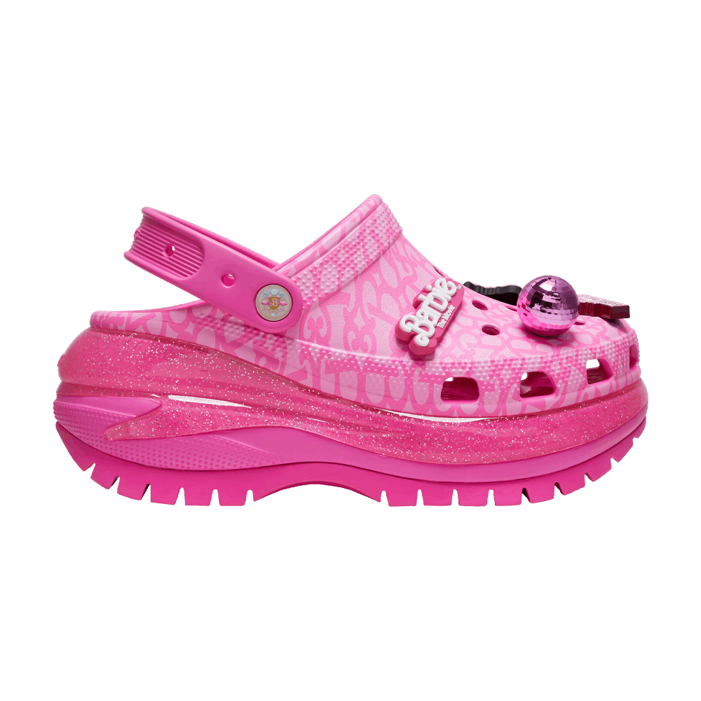 Кроссовки Barbie The Movie x Crocs Mega Crush Clog 'Electric Pink'