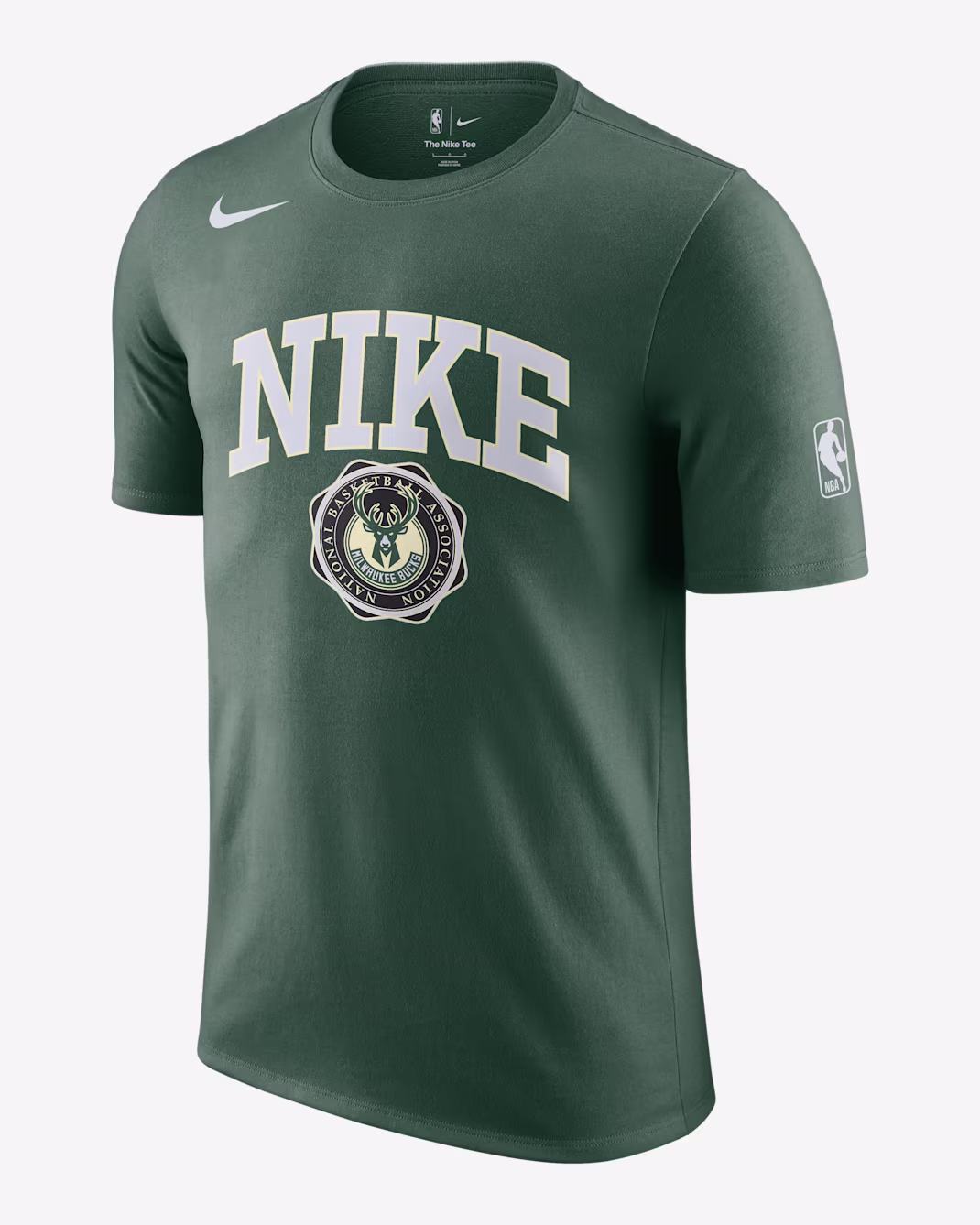 Мужская футболка Nike NBA Milwaukee Bucks Essential T-Shirt Fir