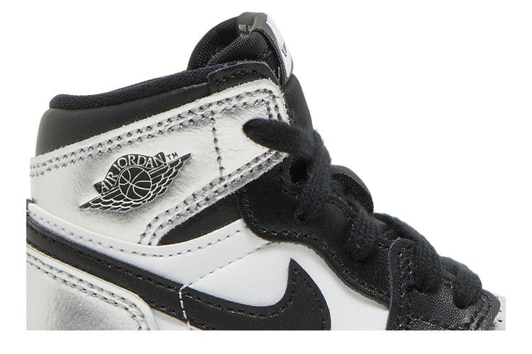 Кроссовки Air Jordan 1 Retro High OG TD 'Silver Toe'
