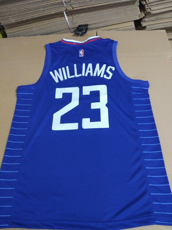 Баскетбольная джерси 2017-18 Lou Williams Los Angeles Clippers #23 Icon Blue
