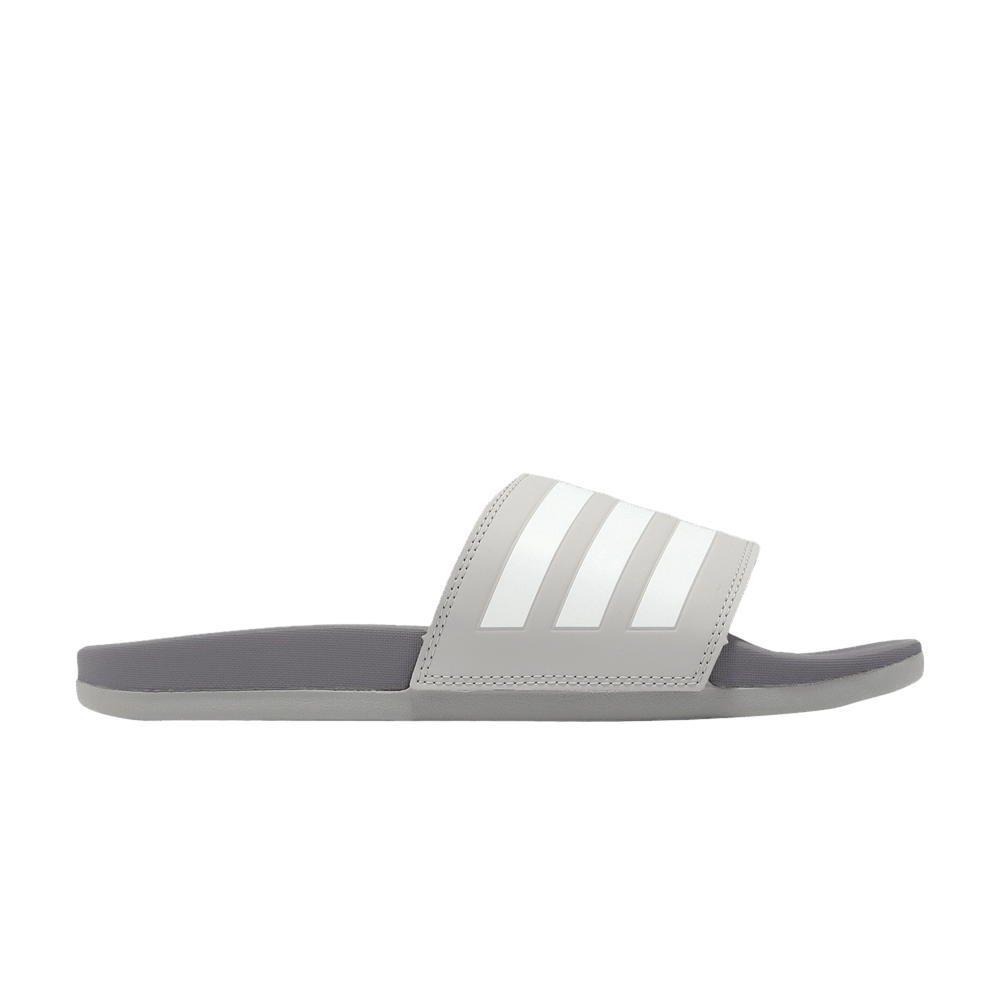 Adidas Adilette Comfort Slide 'Grey White'