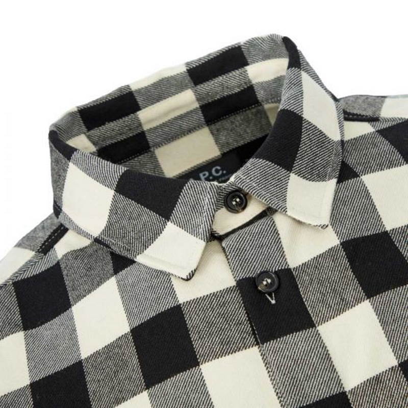 Рубашка A.P.C. John Overshirt Ecru