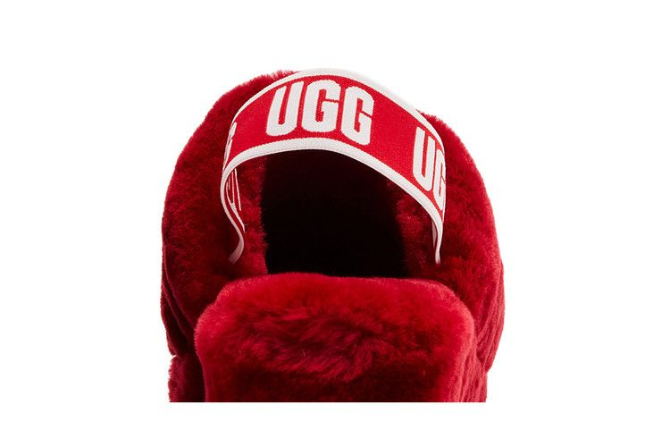 UGG Wmns Fluff Yeah Slide 'Ribbon Red'