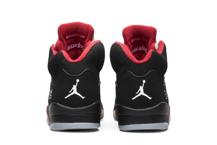 Кроссовки Supreme x Air Jordan 5 Retro 'Black'