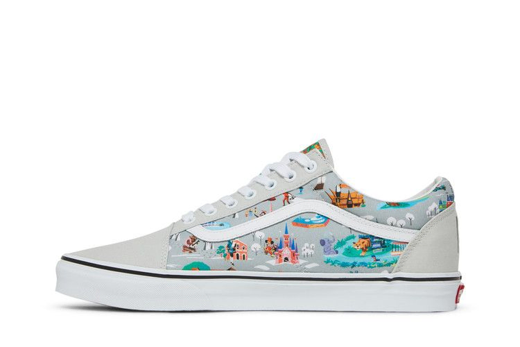 Disney x Vans Old Skool '50th Anniversary - Disney Park Map'