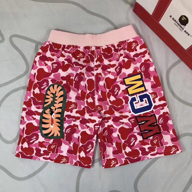 Спортивные шорты BAPE ABC Shark Sweat Shorts Pink