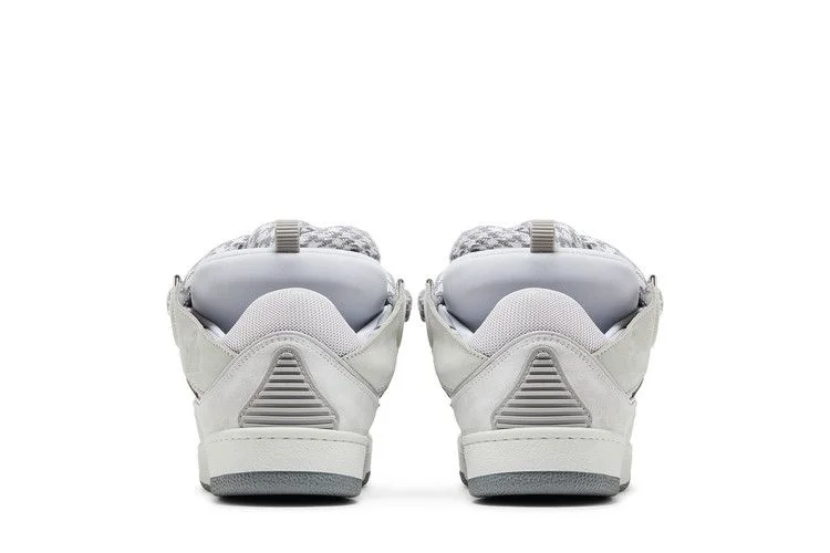 Кроссовки Lanvin Curb Sneakers 'Snake Laces - White Grey'