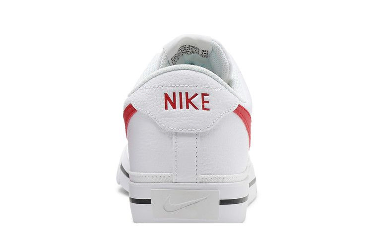 Кроссовки Nike Court Legacy 'White University Red'