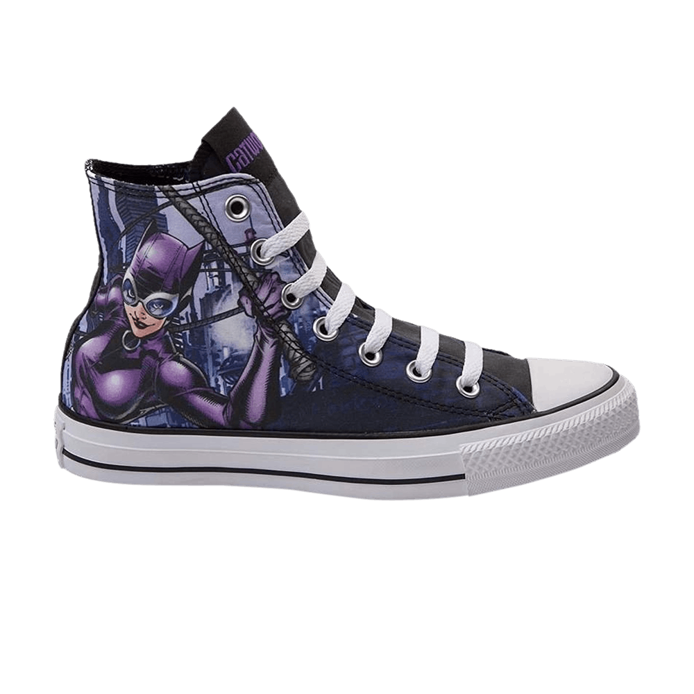 Кроссовки DC Comics x Converse Chuck Taylor All Star High 'Catwoman'