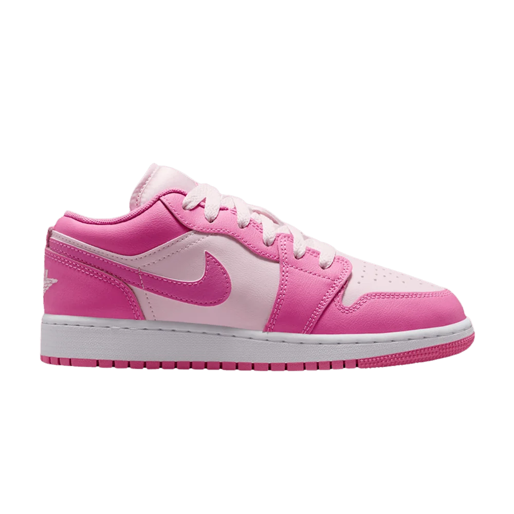 Кроссовки Air Jordan 1 Low GS 'China Rose White Pink Foam'