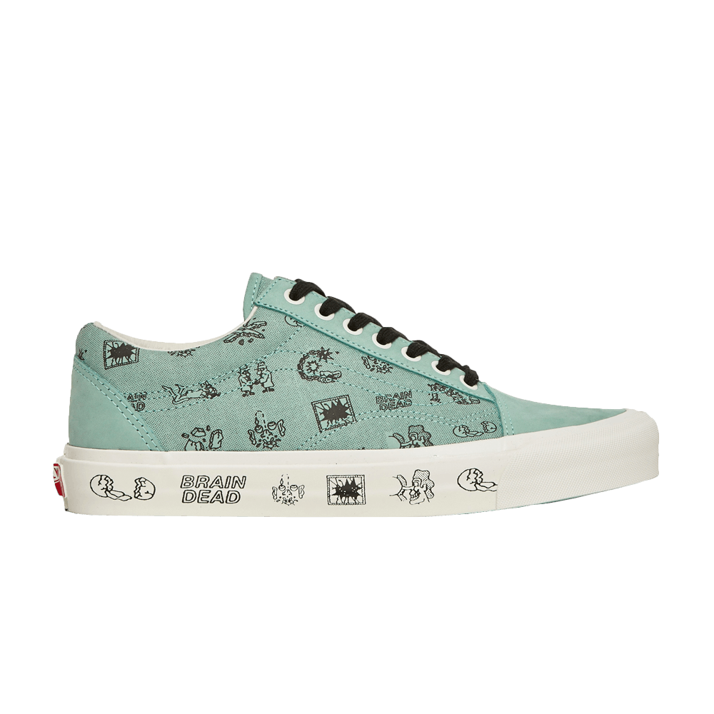 Кроссовки Vans Brain Dead x Old Skool LX 'Granite Green'