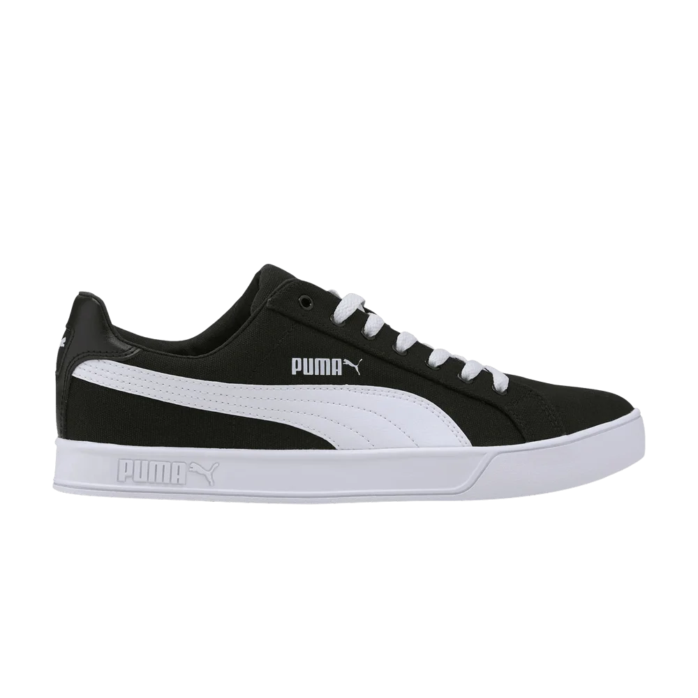 Puma-Smash-Vulc-Canvas-Black-White