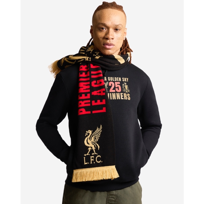 Шарф Liverpool FC EPL Champions 24/25 Scarf Black