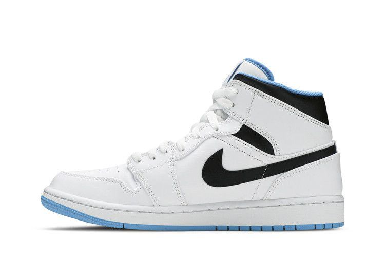 Кроссовки Air Jordan 1 Mid 'Laser Blue'