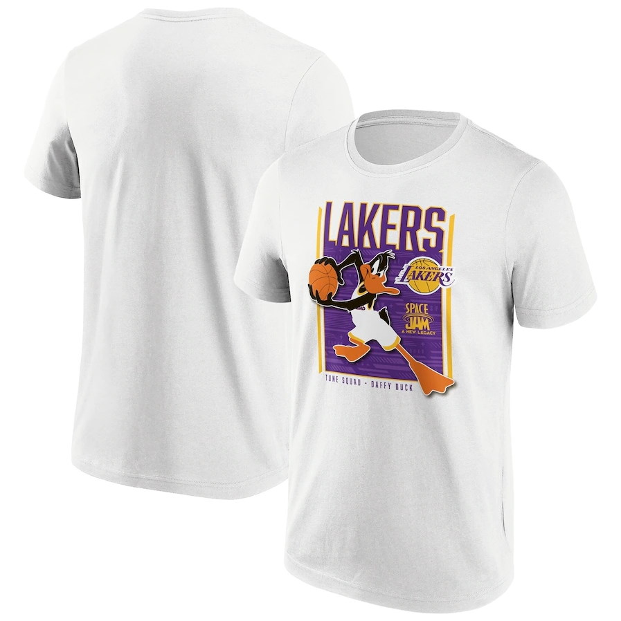 Футболка Los Angeles Lakers Fanatics Branded Space Jam Tune Squad Daffy Duck T-Shirt – Mens